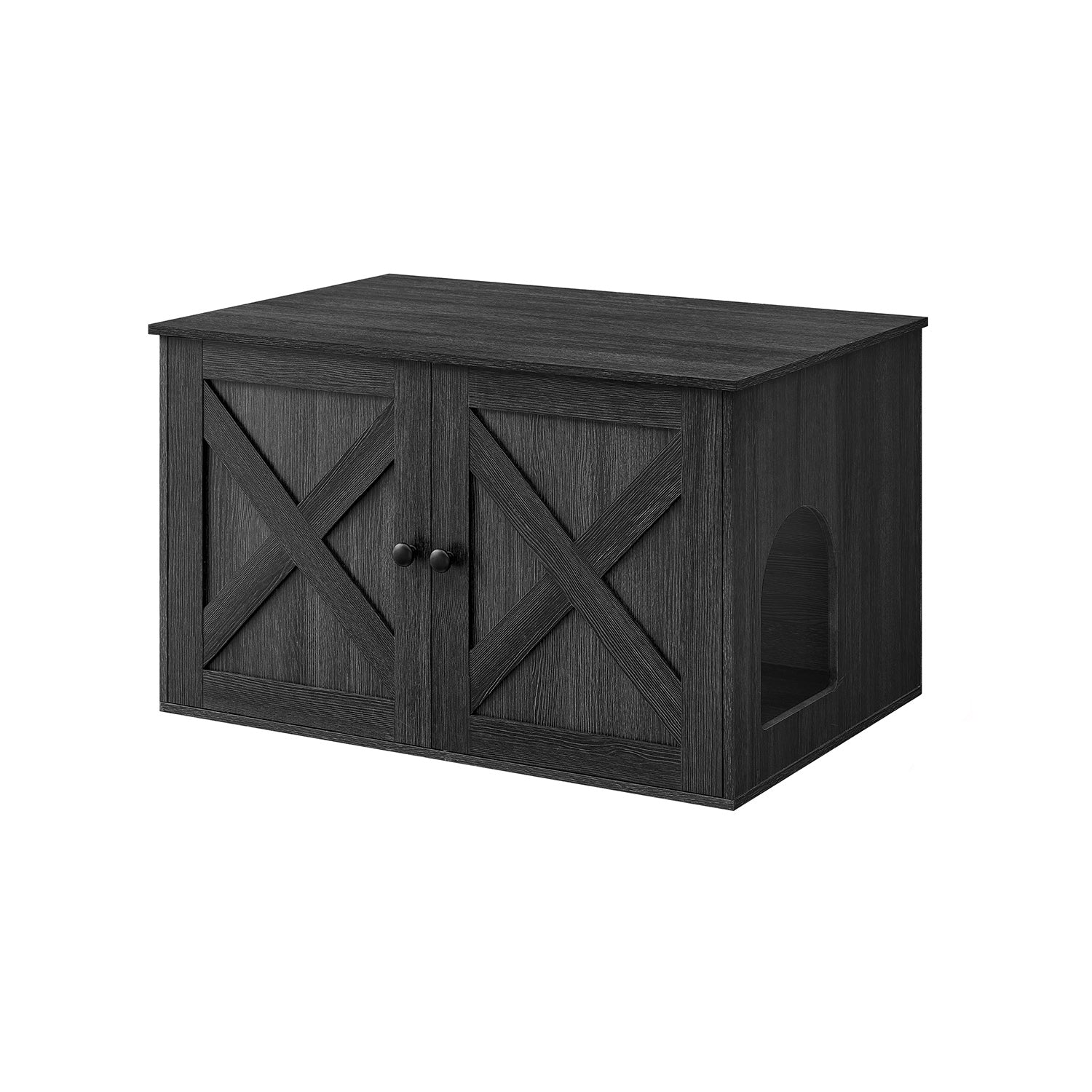 Cat Litter Box Enclosure with Removable Divider