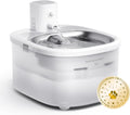 Wireless Cat Water Fountain Stainless Steel Battery Quiet 2.5L Automatic